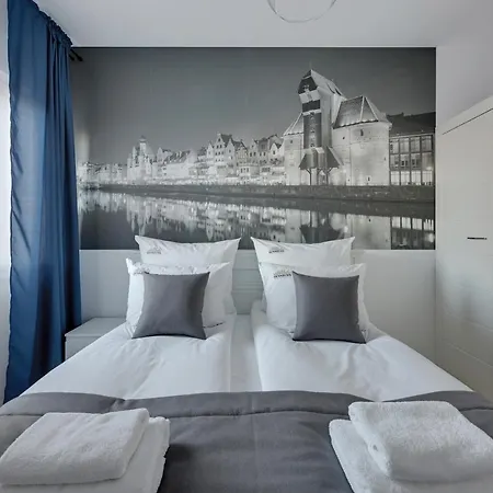Nadmotlawie Riverside - Gym & Free Parking By Downtown Apartments Gdansk Exterior photo